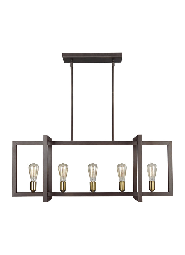 Finnegan Collection 5 - Light Island Chandelier by Feiss