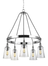 Loras Collection 5 - Light Chandelier by Feiss