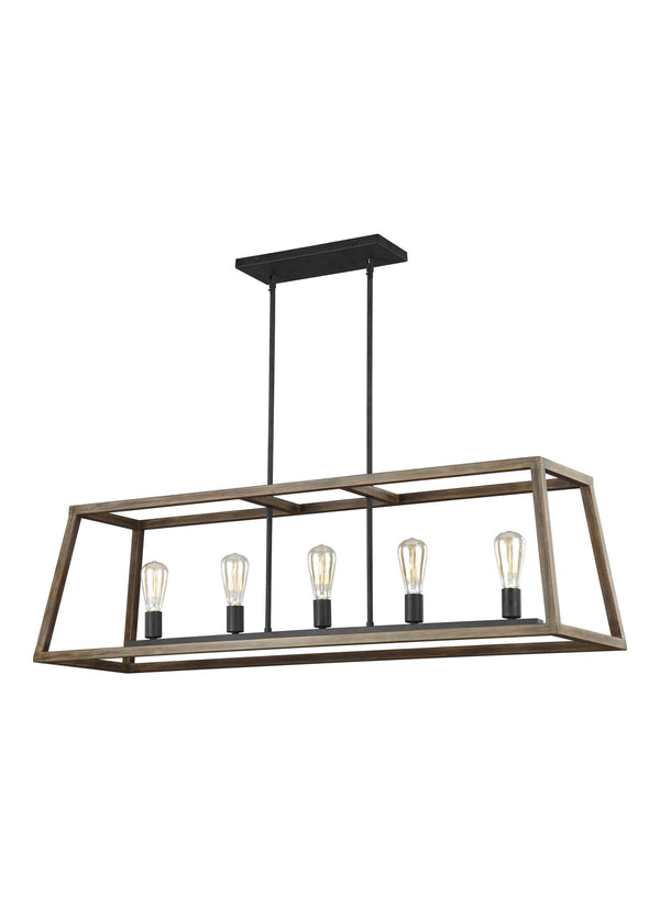 Gannet Collection 5 - Light Island Chandelier by Feiss