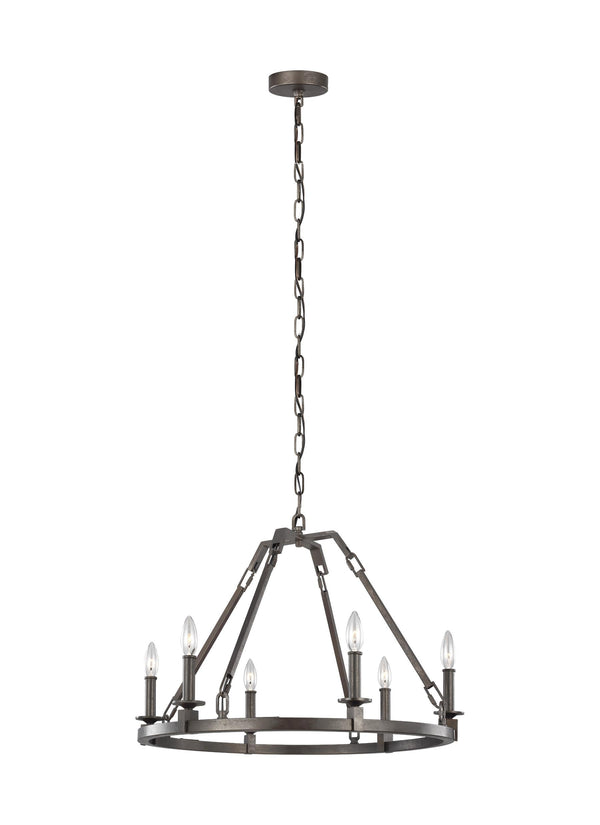 Landen Collection 6 - Light Chandelier by Feiss