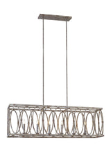 Patrice Collection 6 - Light Linear Chandelier by Feiss