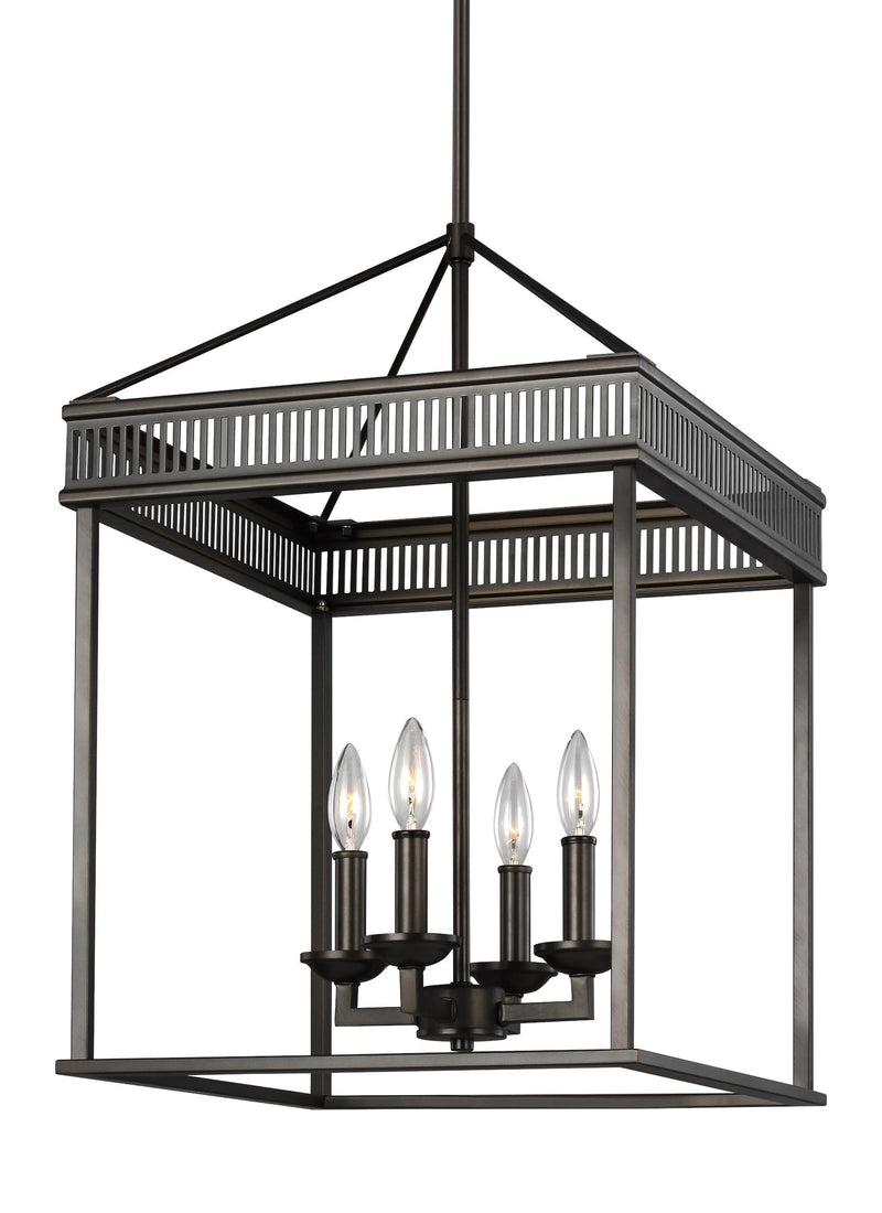 Woodruff Collection 4 - Light Chandelier by Feiss