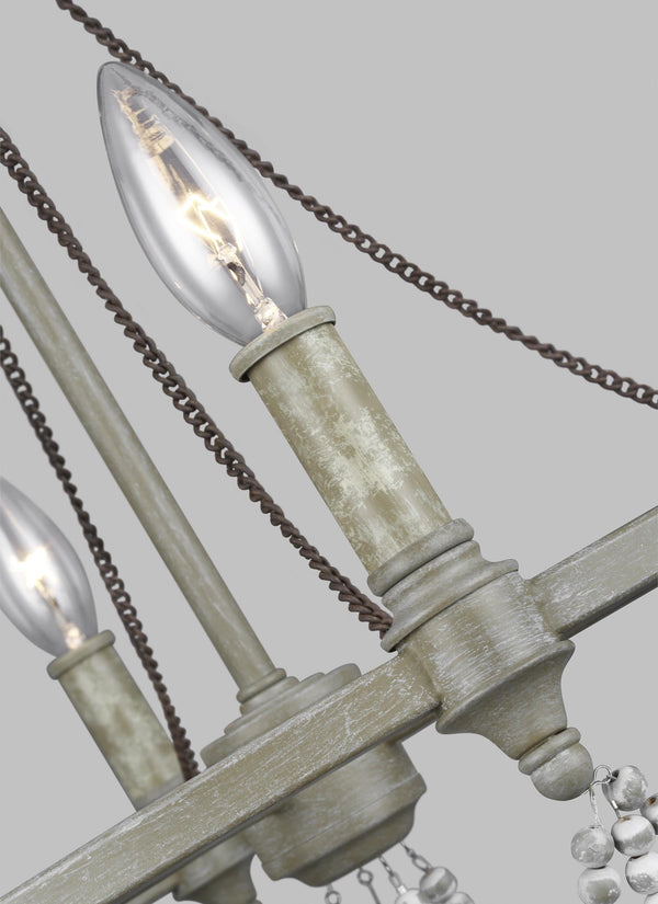 Beverly Collection 4-Light Chandelier by Feiss