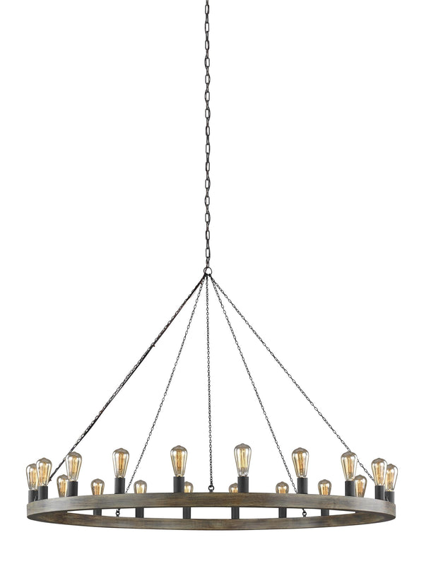 Avenir Collection 20-Light Chandelier by Feiss