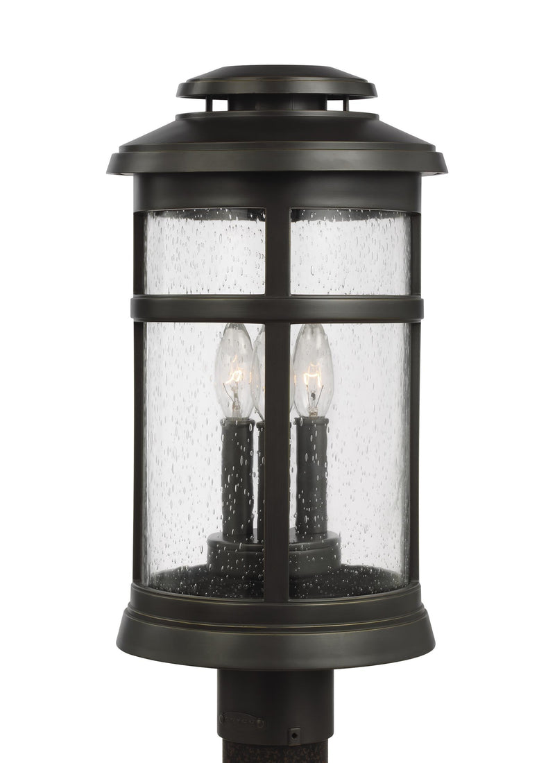 Newport Collection 3 - Light Post Lantern by Feiss
