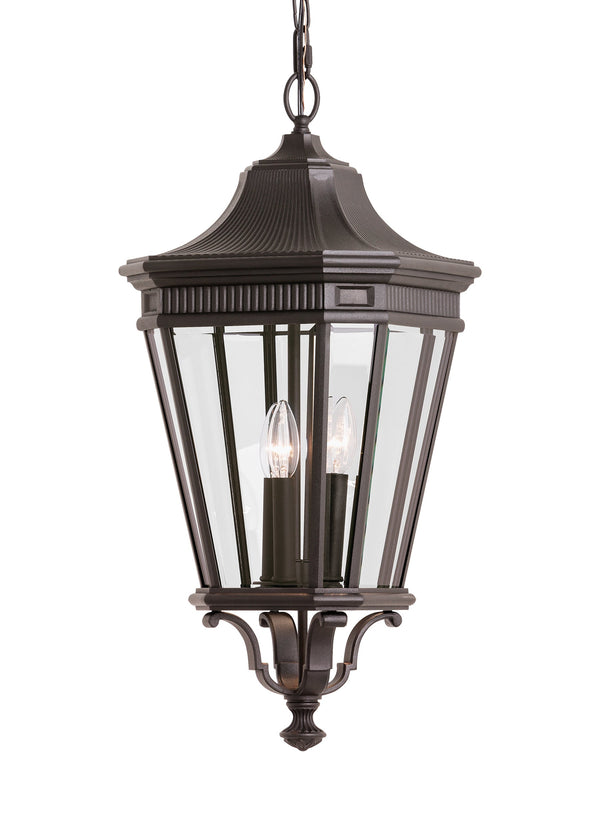 Cotswold Lane Collection 3 - Light Outdoor Pendant by Feiss