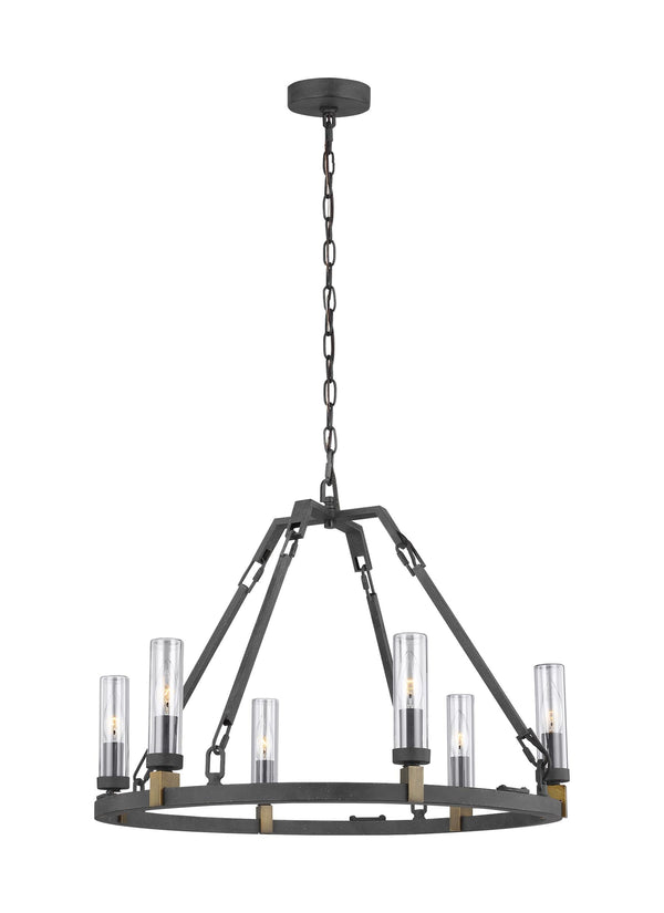 Landen Collection 6 - Light Chandelier by Feiss