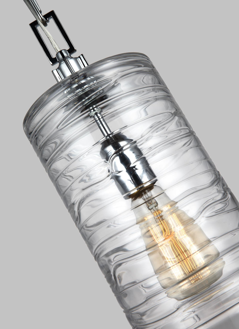 Elmore Cylinder Pendant by Feiss