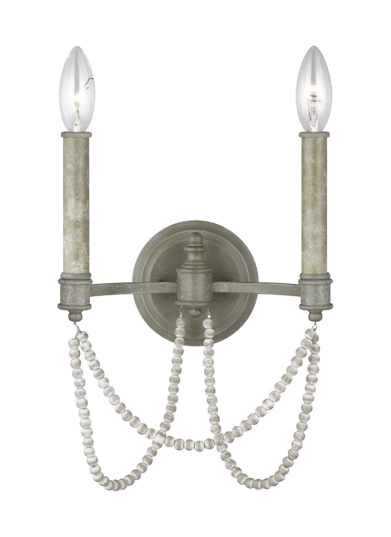 Beverly Collection 2-Light Wall Sconce by Feiss