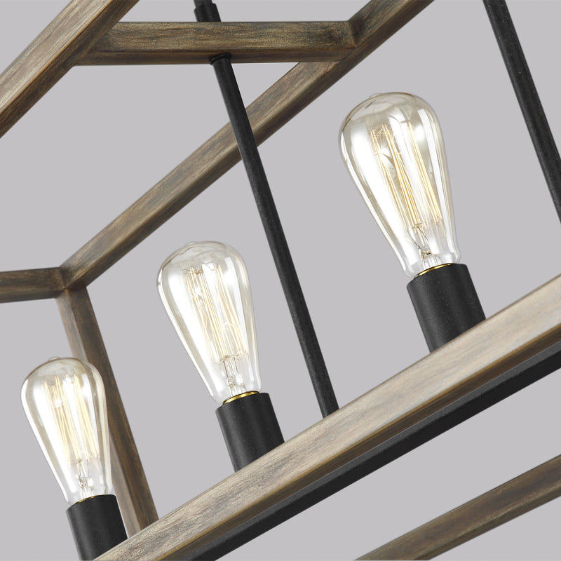 Gannet Collection 5 - Light Island Chandelier by  Feiss