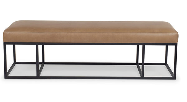 Finley Leather Bench