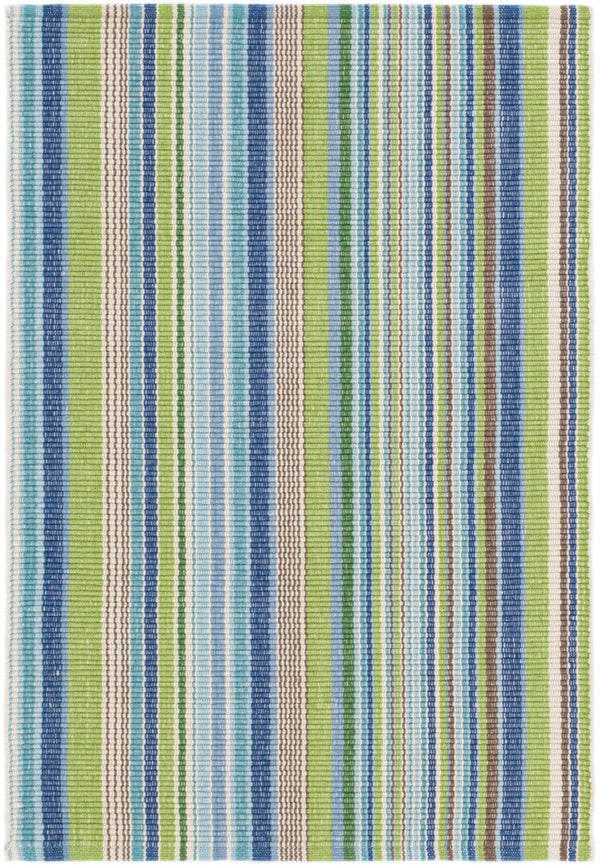 Fisher Ticking Woven Cotton Rug