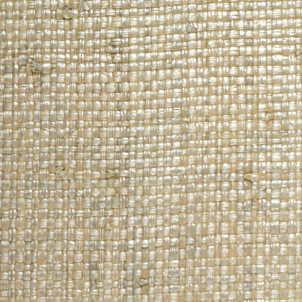 Sample Raffia Pearl-Coated Grasscloth Wallcovering