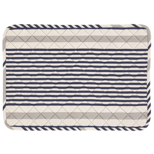 Gunner Stripe Quilted Placemat