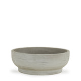 Fiber Cement Footed Bowl Planters by Hawkins New York