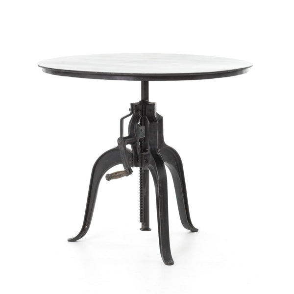 Rockwell Crank Adjustable Side Table In Black