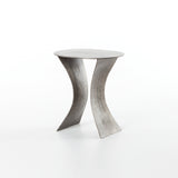 Drexel Iron Etch End Table In Antique Nickel
