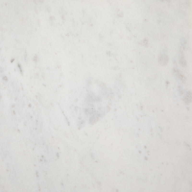 Mueller Demilune Polished White Marble