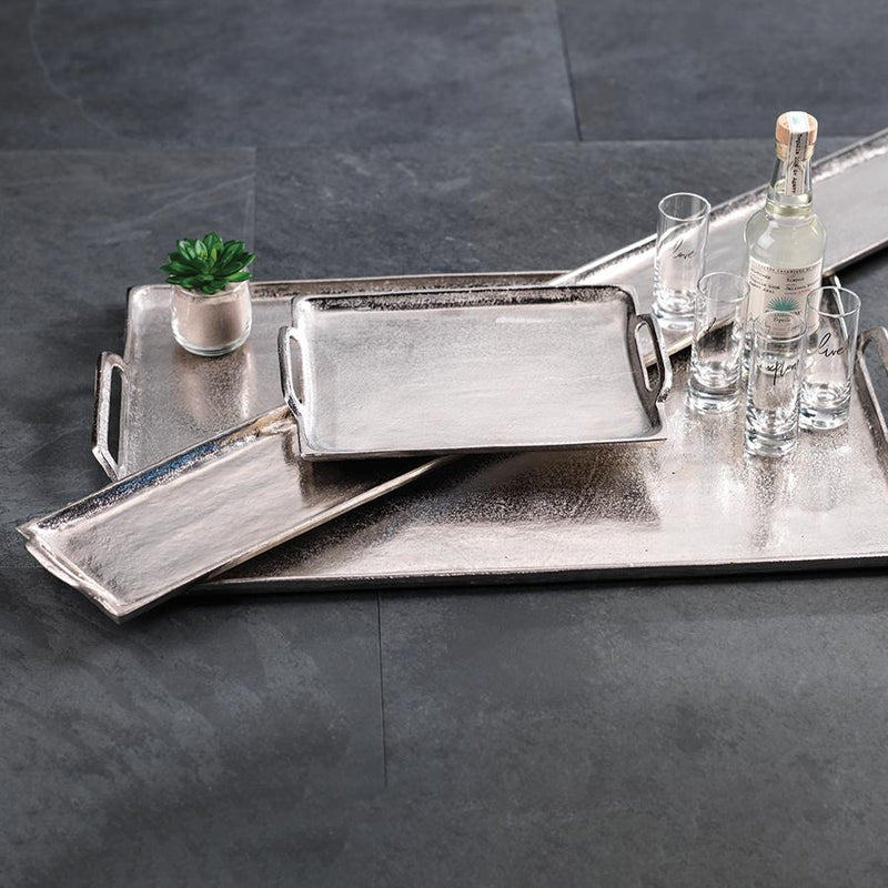 barbuda aluminum tray with handles in various sizes 3