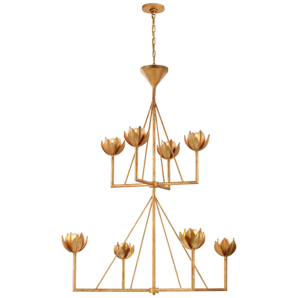 Alberto Large Two Tier Chandelier by Julie Neill