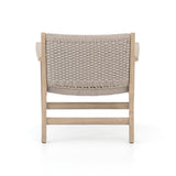Delano Outdoor Chair in Washed Brown by BD Studio