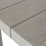 Sonora Outdoor Dining Bench In Grey