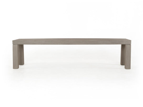 Sonora Dining Bench in Weathered Grey