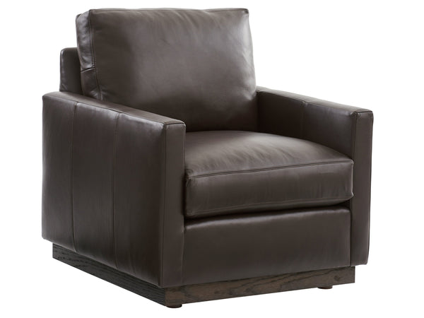 Meadow View Leather Swivel Chair