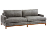 Horizon Grey Leather Sofa