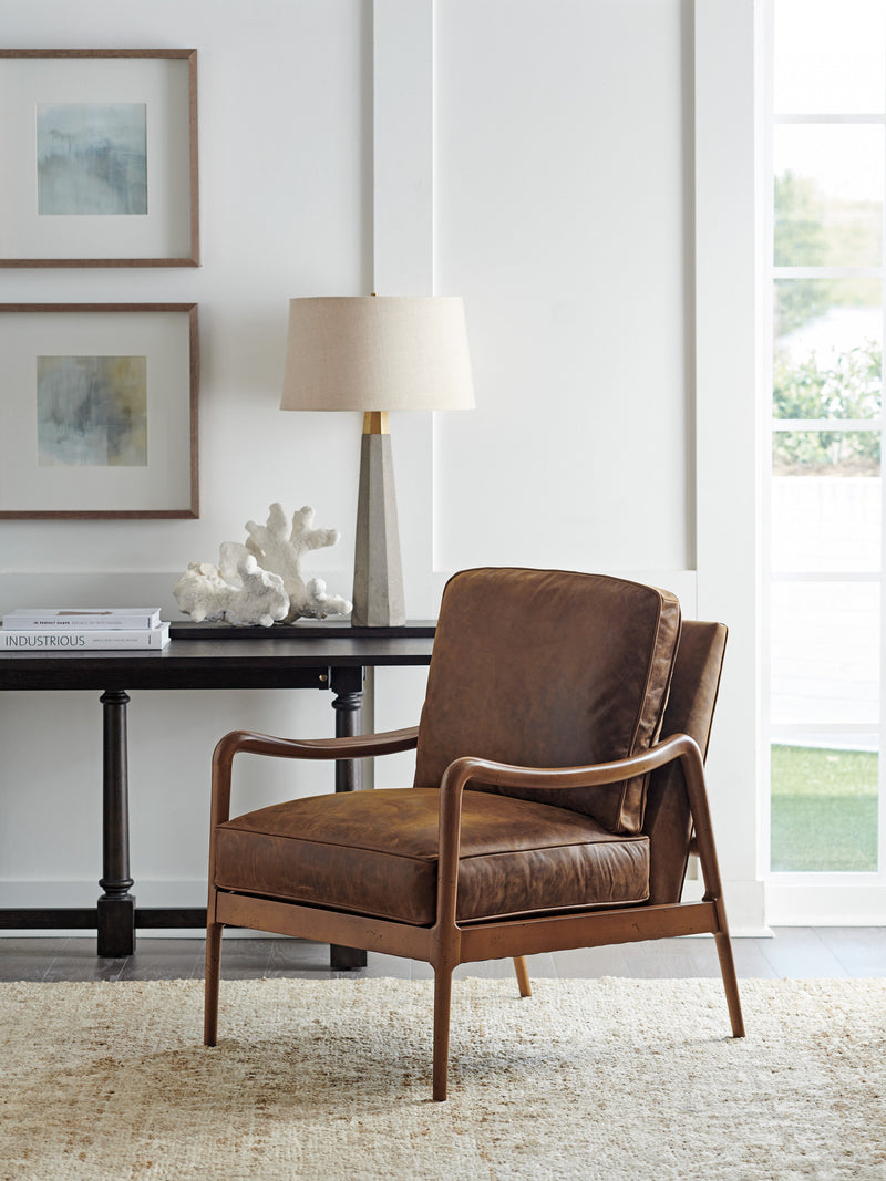 Leblanc Leather Chair by shopbarclaybutera