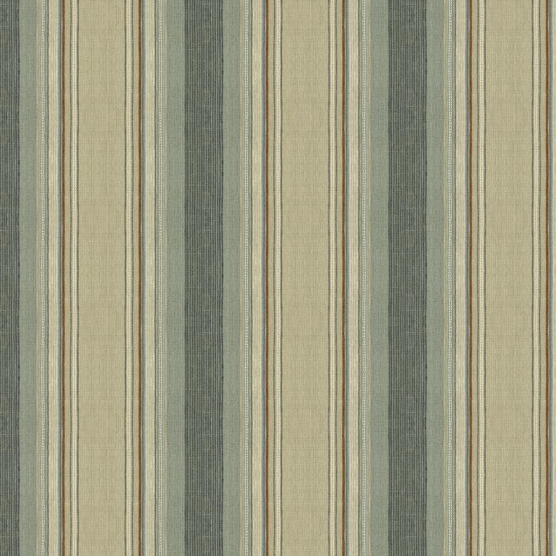 Sample Laxmi Stripe Fabric in Heron