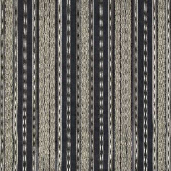 Sample Lule Stripe Fabric in Indigo