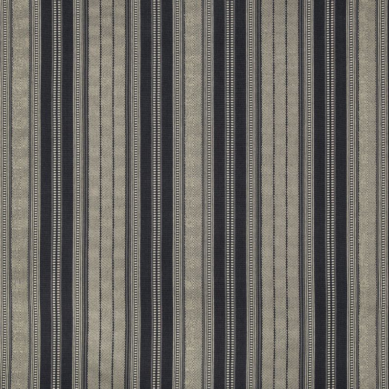 Sample Lule Stripe Fabric in Indigo