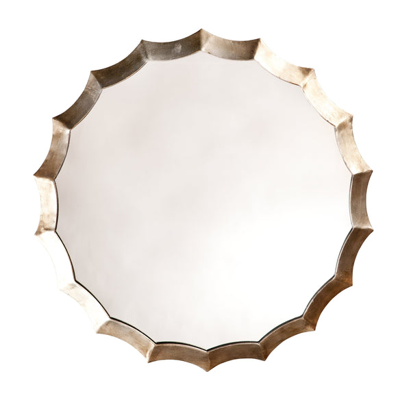 Round Scalloped Mirror design by Jamie Young