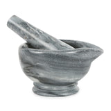 mini mortar pestle in grey marble design by sir madam 1