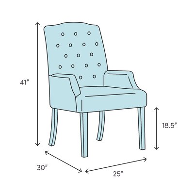 Mackenzie Skirted Dining Arm Chair by shopbarclaybutera