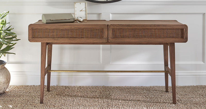 Miles Console Table in Two Finishes