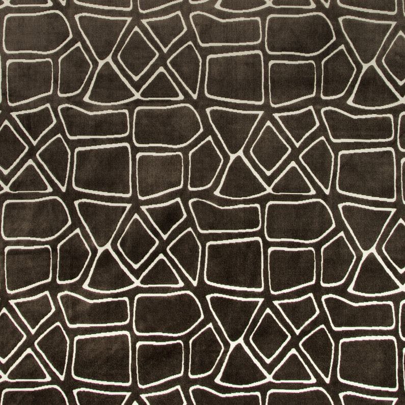 Sample Mural Velvet Fabric in Java