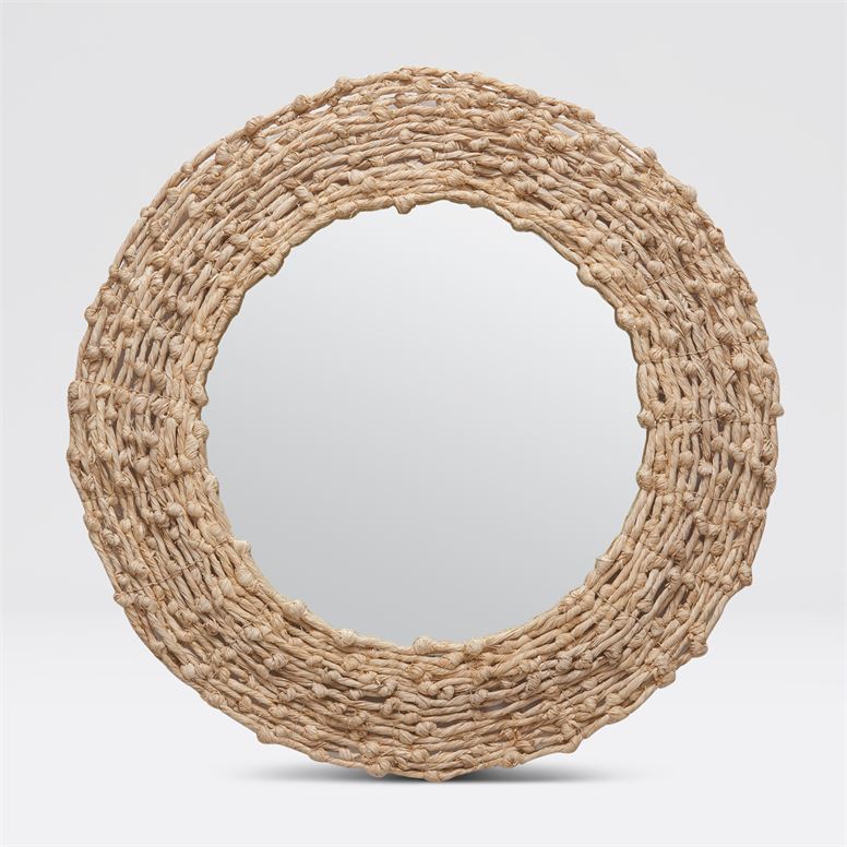 Nina Knotted Seagrass Mirror