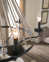Nori Collection 6 - Light Chandelier by Feiss