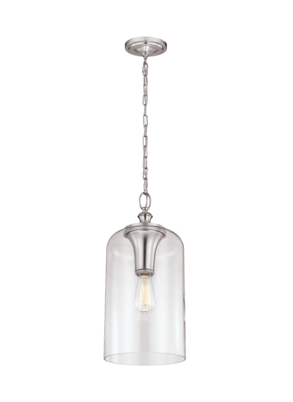 Hounslow Clear Glass Pendant by Feiss