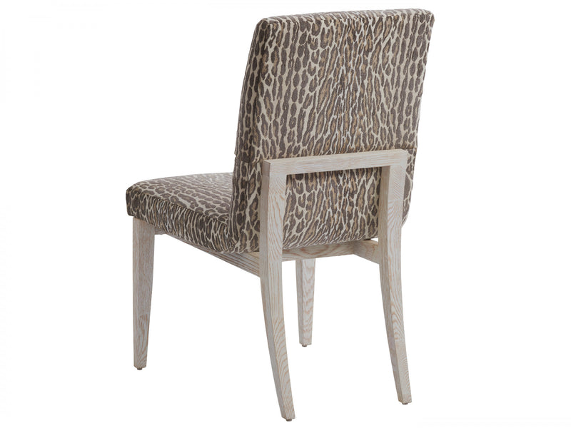 Palmero Upholstered Side Chair, Custom Fabric