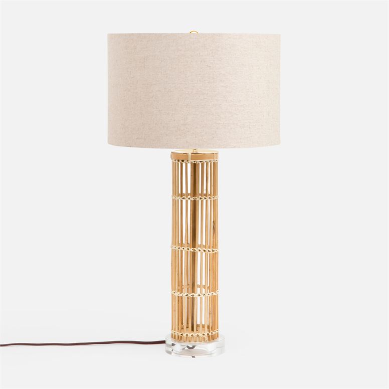 Poppy Bamboo Lamp