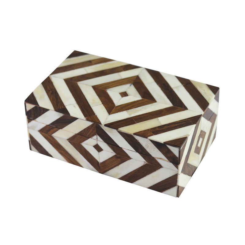 Sedona Box Natural / Brown and Dark Gray Flatshot Image 1