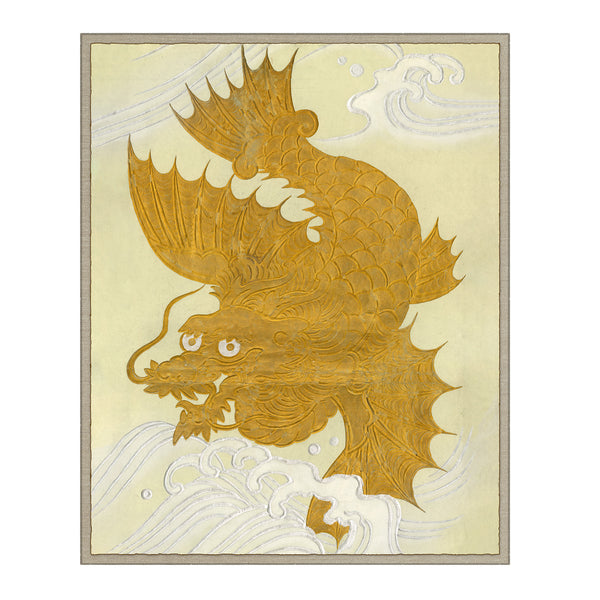 Golden Dragon Gold and Medium Brown Flatshot Image 1