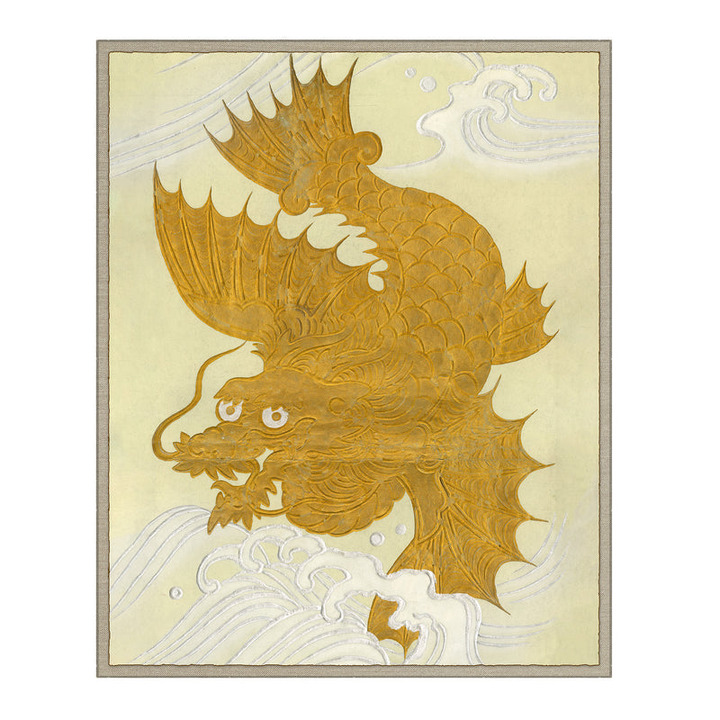 Golden Dragon Gold and Medium Brown Flatshot Image 1