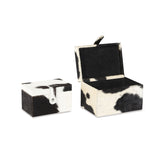 Chase Boxes Black / White and Ivory - Set of 2 Alternate Image 2