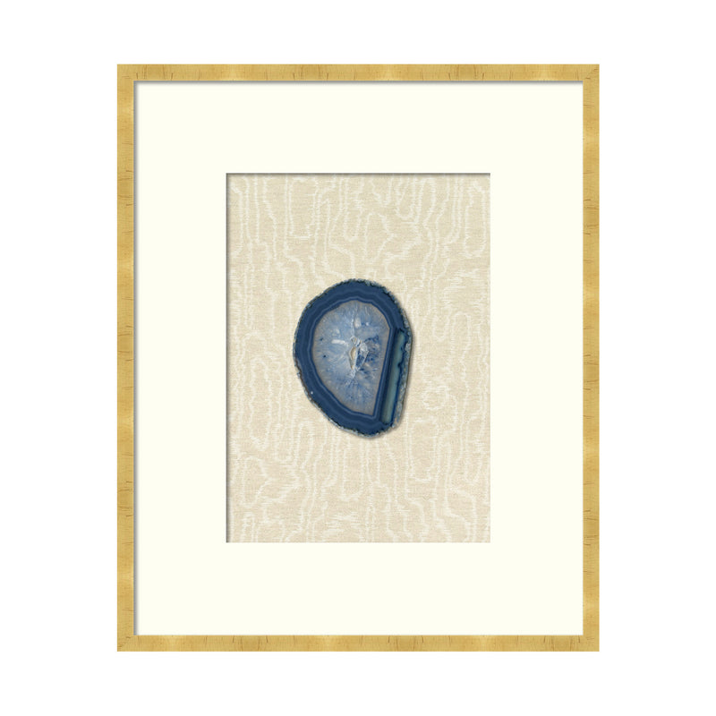 Blue Geode Tall Blue and Ivory Flatshot Image 1