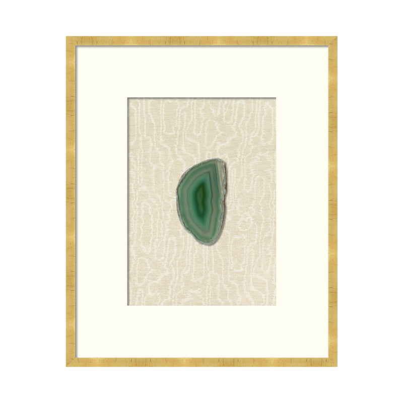 Emerald Geode Tall Emerald and Ivory Flatshot Image 1