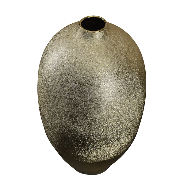 Ebersole Vase Gold and Dark Gray Alternate Image 1